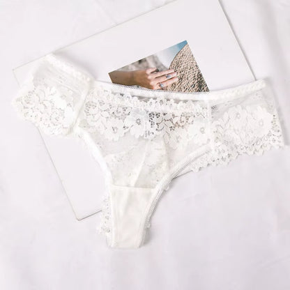 New Women Sexy Lace Panties Underwear Female Low-Rise Culottes Femme Bragas Mujer Cotton Crotch Breathable Lace Lingerie Panty